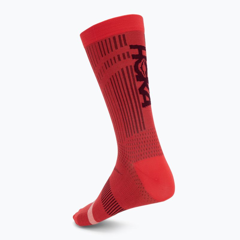 Шкарпетки Hoka Trail Race Crew Sock cerise 2