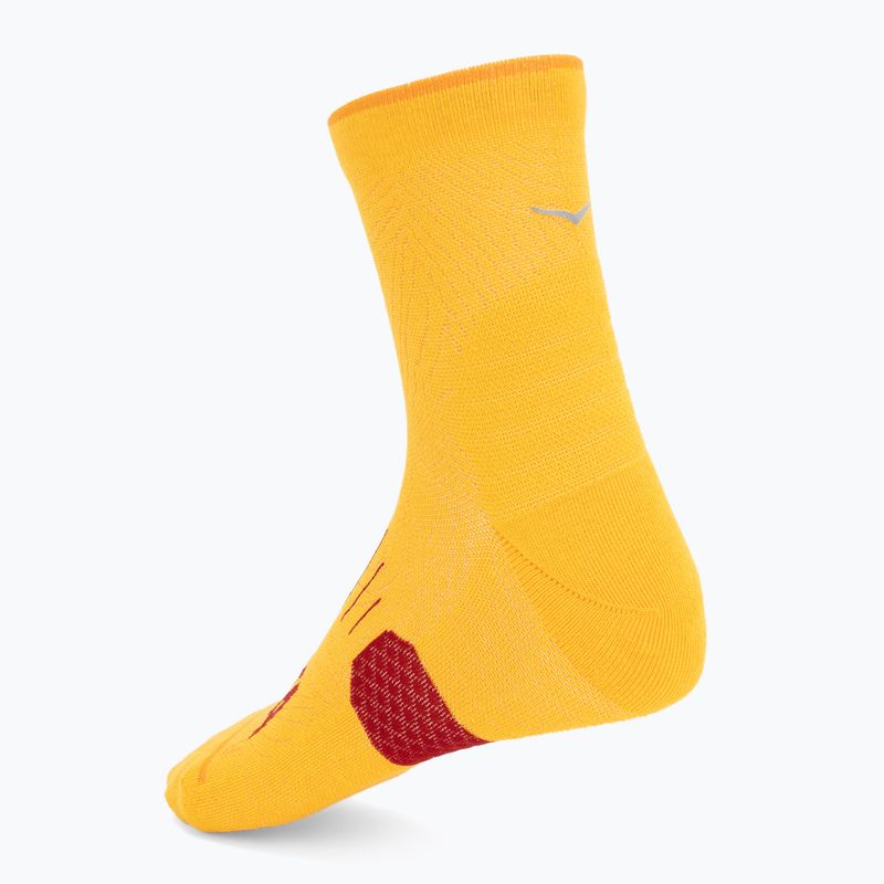 Шкарпетки HOKA Quarter Run Sock 3-Pack egg yolk/cerise/virtual violet 5