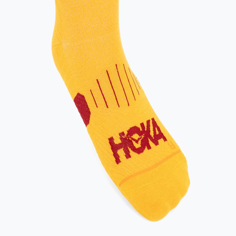 Шкарпетки HOKA Quarter Run Sock 3-Pack egg yolk/cerise/virtual violet 6