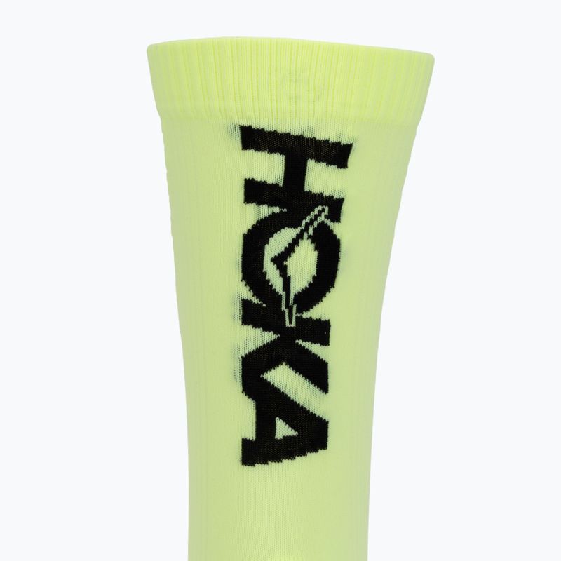 Шкарпетки чоловічі HOKA Race Day Crew Sock neon yuzu 3