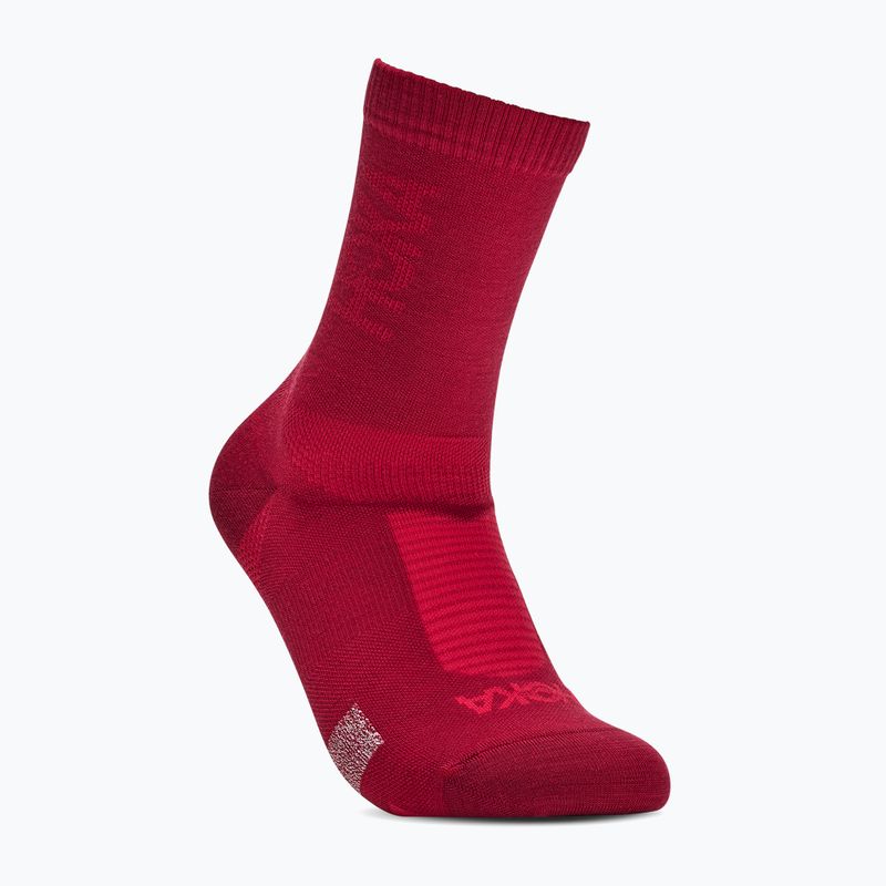 Шкарпетки HOKA Merino Crew Sock red agate 2