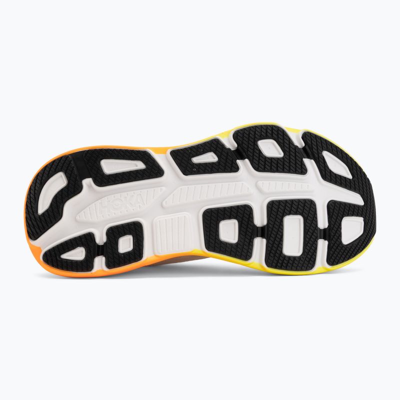 Кросівки для бігу чоловічі HOKA Bondi 9 white/neon tangerine 4