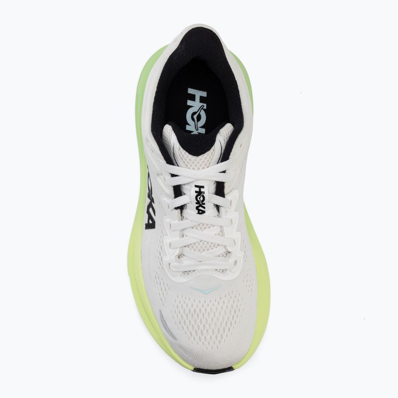 Кросівки для бігу жіночі HOKA Bondi 9 white/tart apple 5