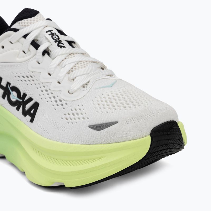 Кросівки для бігу жіночі HOKA Bondi 9 white/tart apple 7