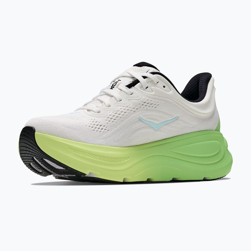 Кросівки для бігу жіночі HOKA Bondi 9 white/tart apple 2