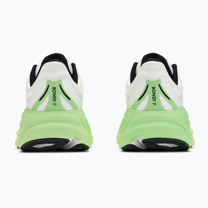 Кросівки для бігу жіночі HOKA Bondi 9 white/tart apple 4