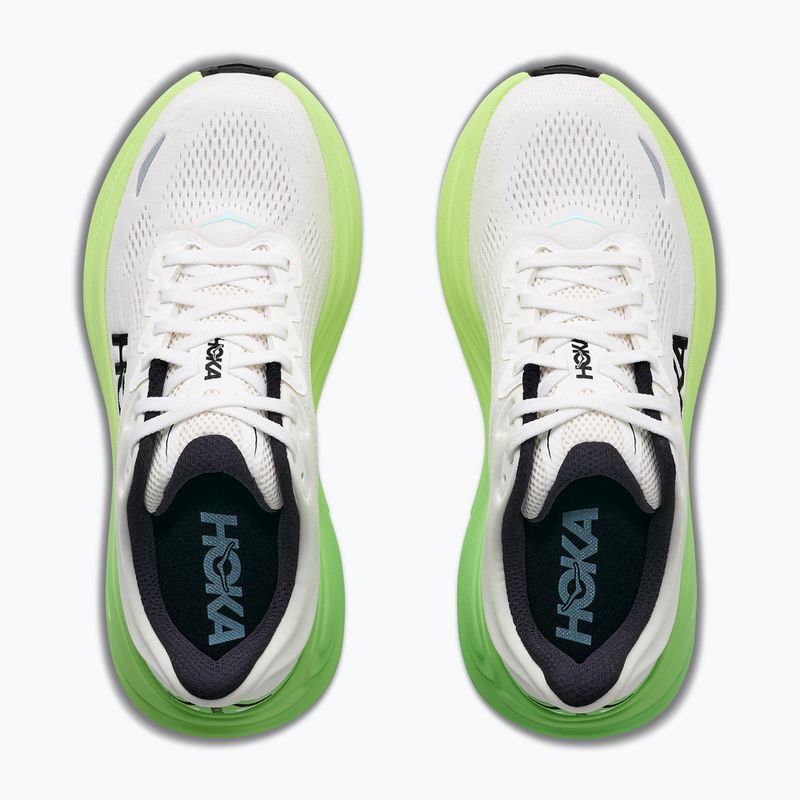 Кросівки для бігу жіночі HOKA Bondi 9 white/tart apple 5