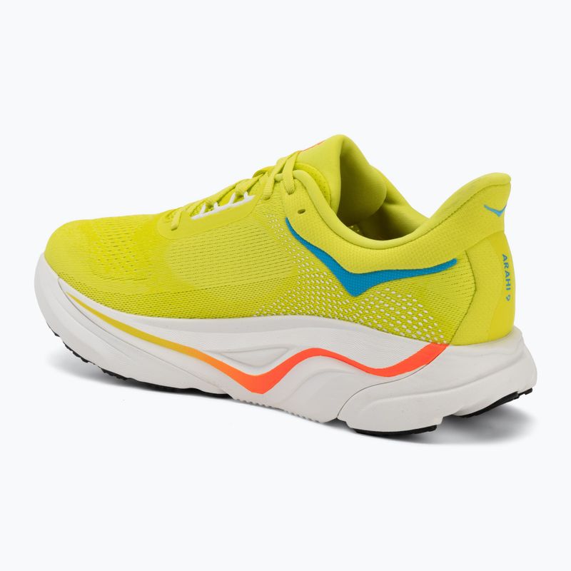 Кросівки для бігу чоловічі HOKA Arahi 9 Wide hoka citrus/neon tangerine 3