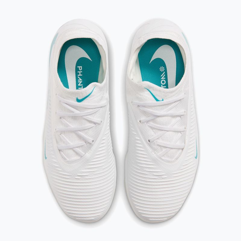 Футбольне взуття дитяче Nike Phantom 6 Low Pro Jr FG/MG white/white/dusty cactus 4