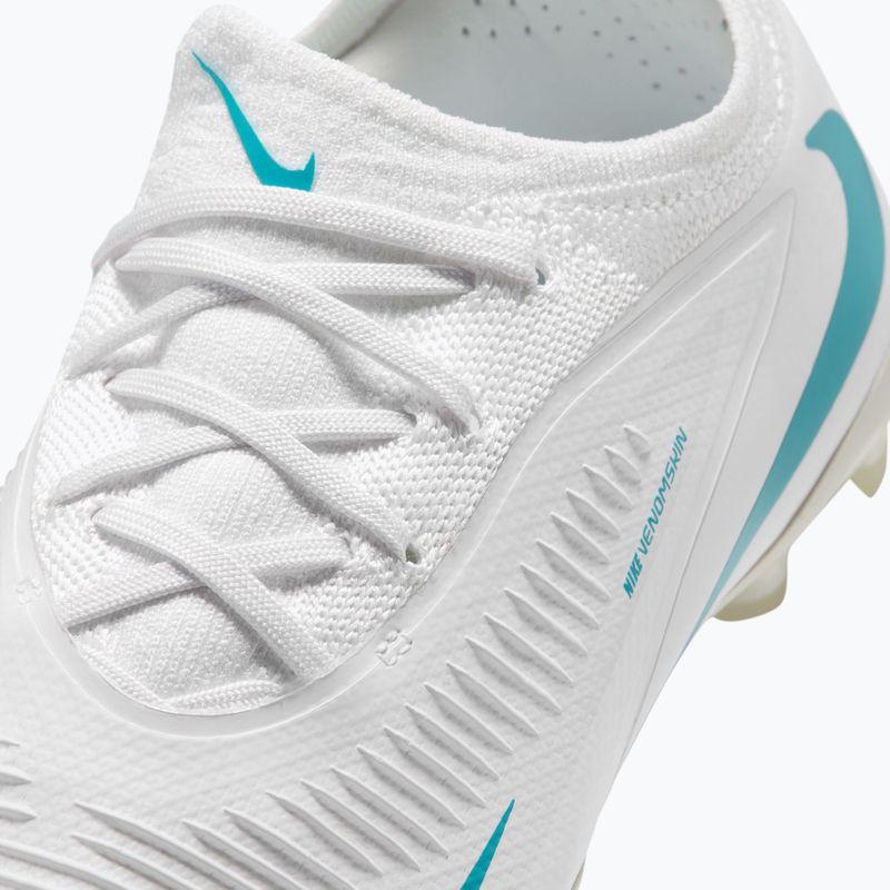 Футбольне взуття дитяче Nike Phantom 6 Low Pro Jr FG/MG white/white/dusty cactus 7