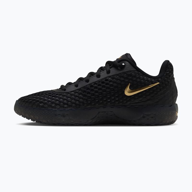 Кросівки для баскетболу чоловічі Nike LeBron Witness X black/black/iron grey/metallic gold 2