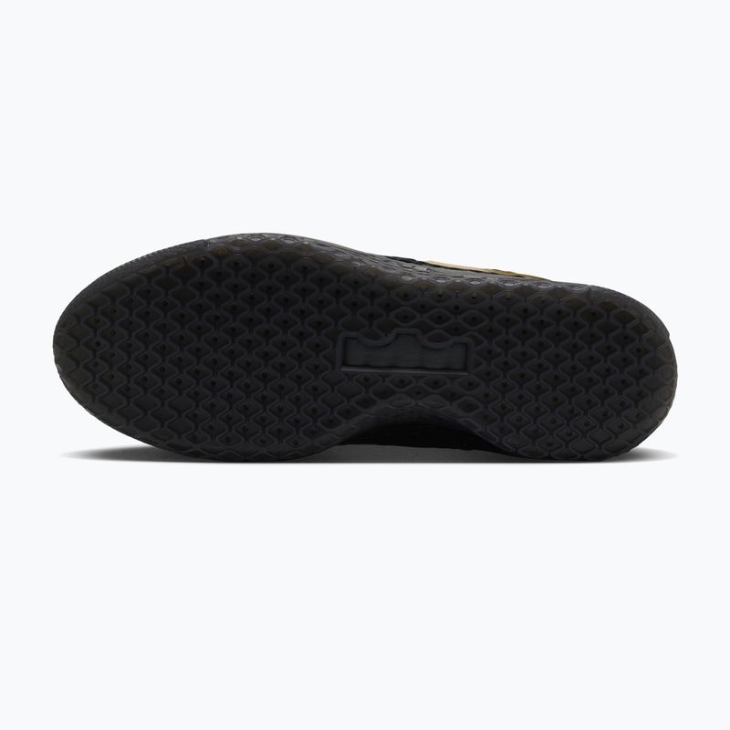 Кросівки для баскетболу чоловічі Nike LeBron Witness X black/black/iron grey/metallic gold 8