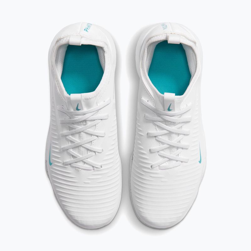 Футбольне взуття дитяче Nike Phantom 6 Low Academy Jr TF white/white/dusty cactus 3