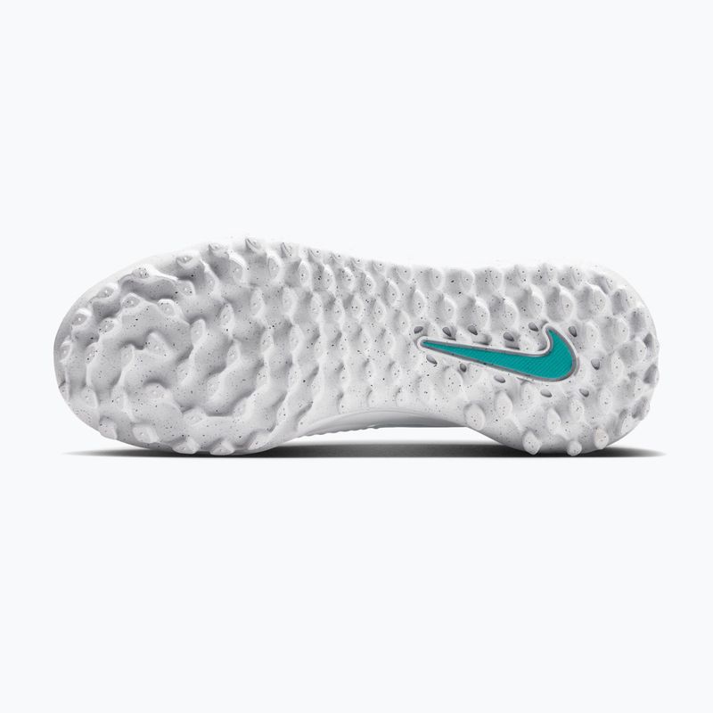 Футбольне взуття дитяче Nike Phantom 6 Low Academy Jr TF white/white/dusty cactus 4