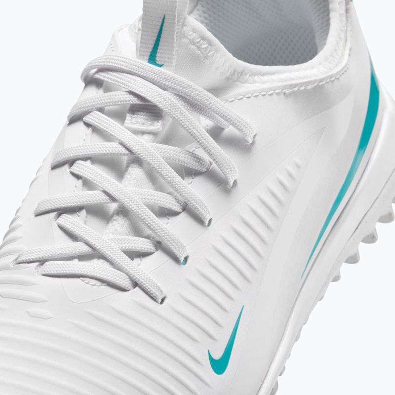 Футбольне взуття дитяче Nike Phantom 6 Low Academy Jr TF white/white/dusty cactus 5