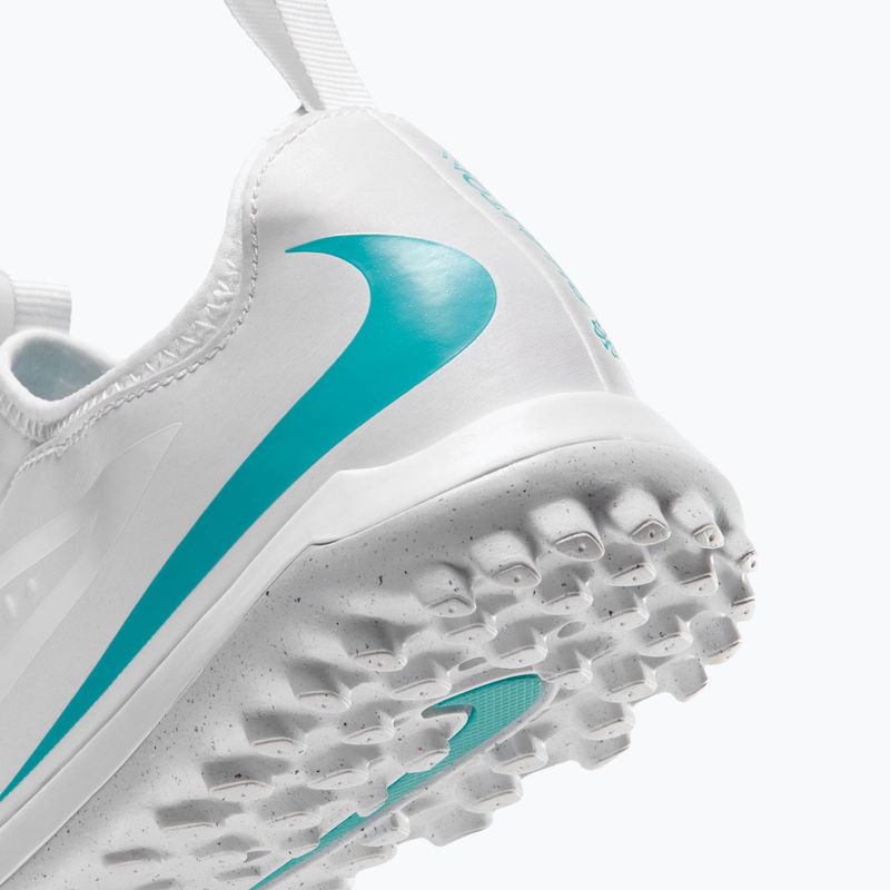 Футбольне взуття дитяче Nike Phantom 6 Low Academy Jr TF white/white/dusty cactus 6