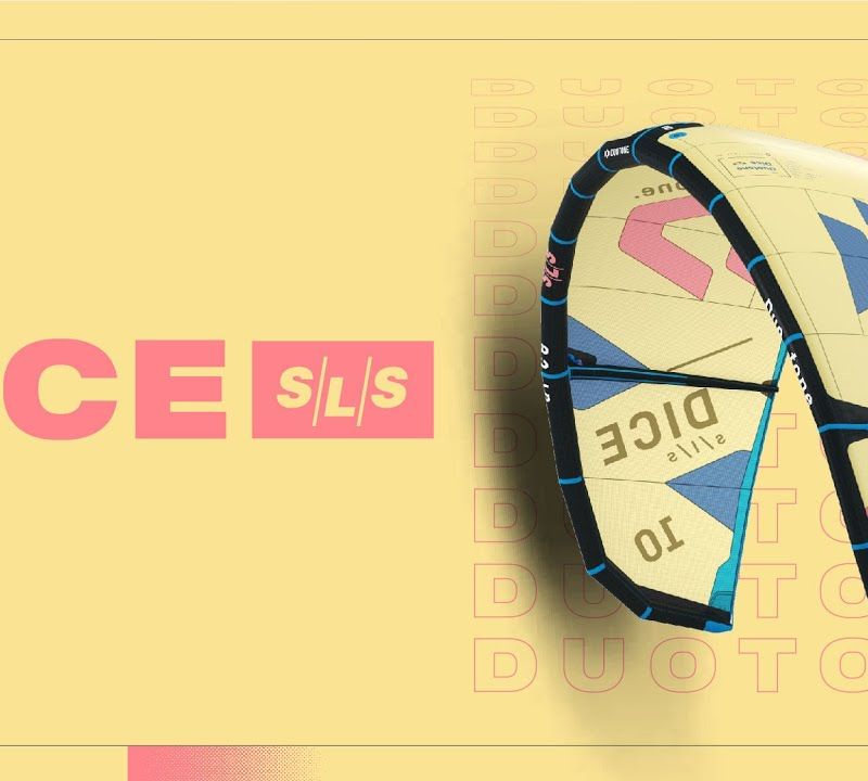 Повітряний змій для кайтсерфінгу DUOTONE Dice SLS blue/light grey 9