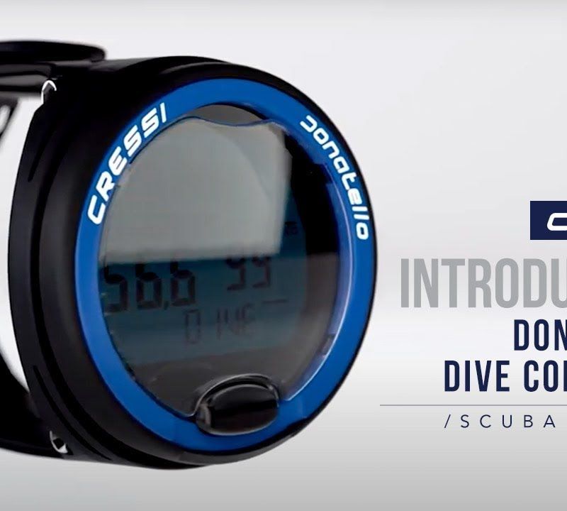 Комп'ютер для підводного плавання Cressi Donatello Diving black/blue 8