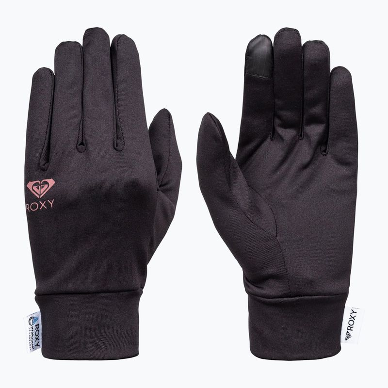 Рукавиці для сноуборду  жіночі Roxy Hydrosmart Liner ERJHN03168 KVJ0 чорні 6