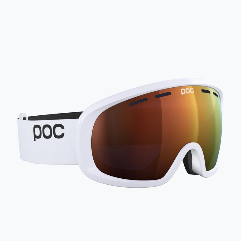 Маска лижна  POC Fovea Mid Clarity hydrogen white/spektris orange 40408-8265 8