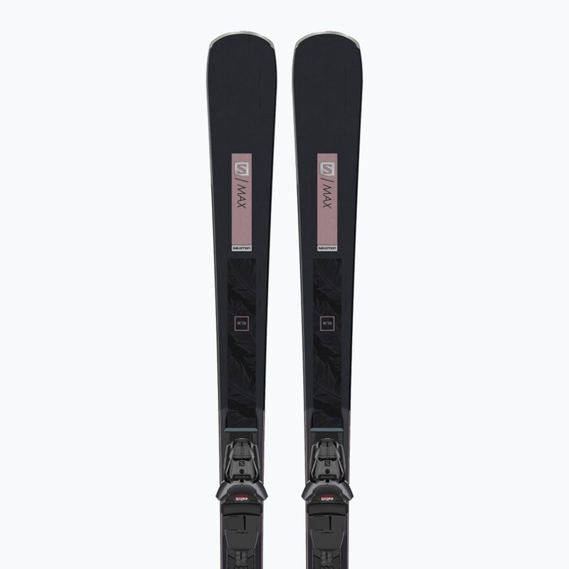 Лижі гірські жіночі Salomon S/Max W 10 + M11 GW чорні L41135000/L4113210010 11