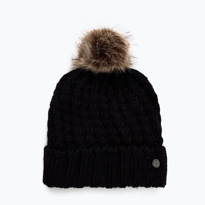 Шапка  дитяча  Roxy Blizzard Girl Beanie чорна ERGHA03217 5