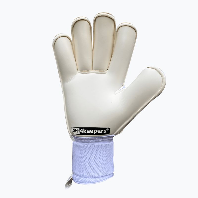 Рукавиці воротарські 4keepers Champ Carbo V RF Strap білі/жовті 5