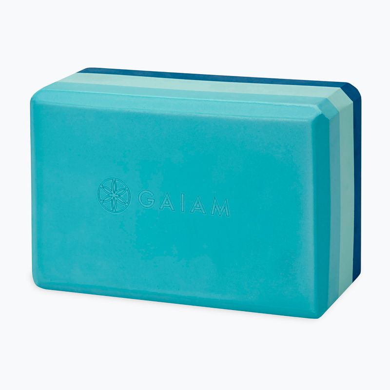 Блок для йоги  Gaiam синій 62912 10