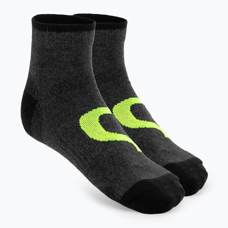 Шкарпетки Evoq Trainer graphite/black/yellow