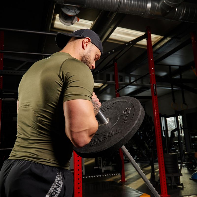 Диски бамперові олімпійські XTREXO чорні TRX-BMP005 5 кг 7