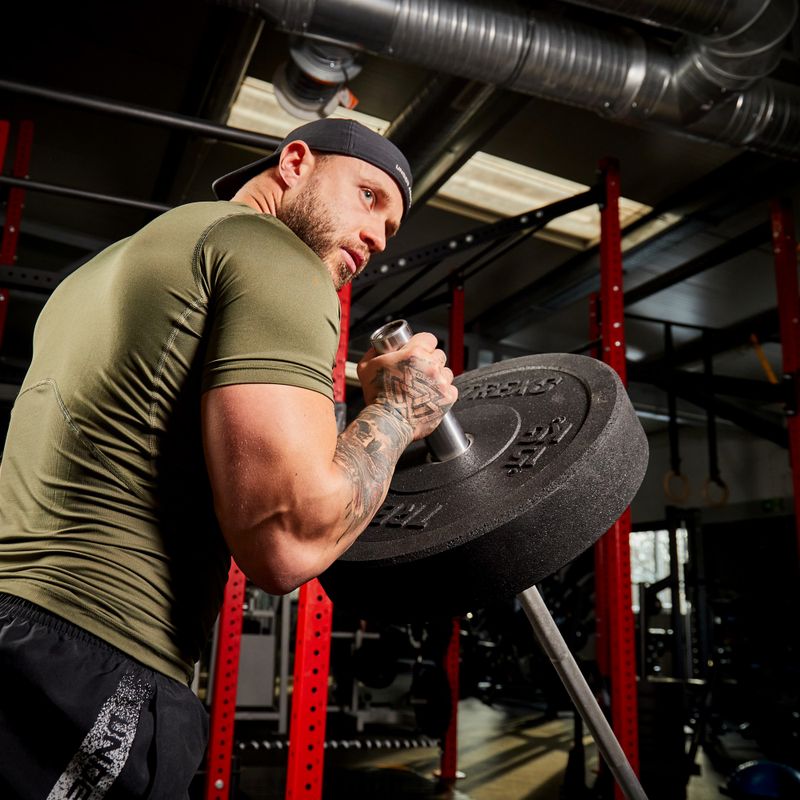 Диски бамперові олімпійські XTREXO чорні TRX-BMP015 15 кг 6