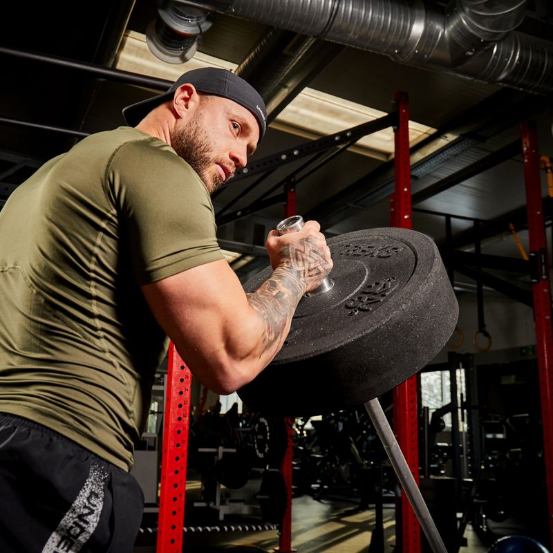 Диски бамперові олімпійські XTREXO чорні TRX-BMP020 20 кг 7