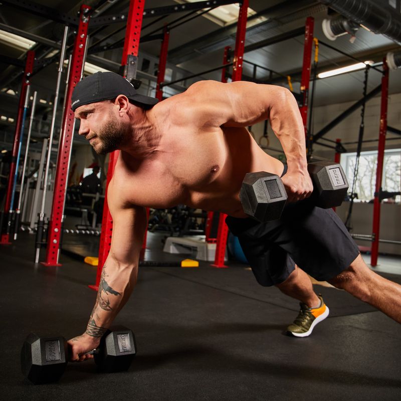 Гантель прогумована XTREXO Hex HXD150 15 кг 10