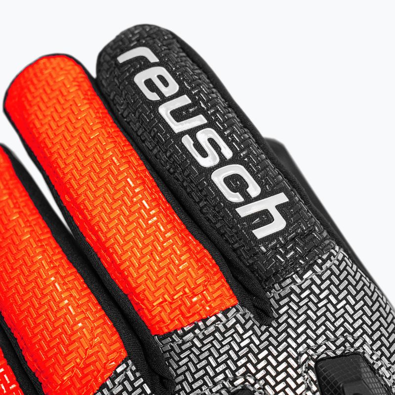 Рукавиці гірськолижні дитячі Reusch Worldcup Warrior R-Tex XT Junior black/silver/fluo red 5