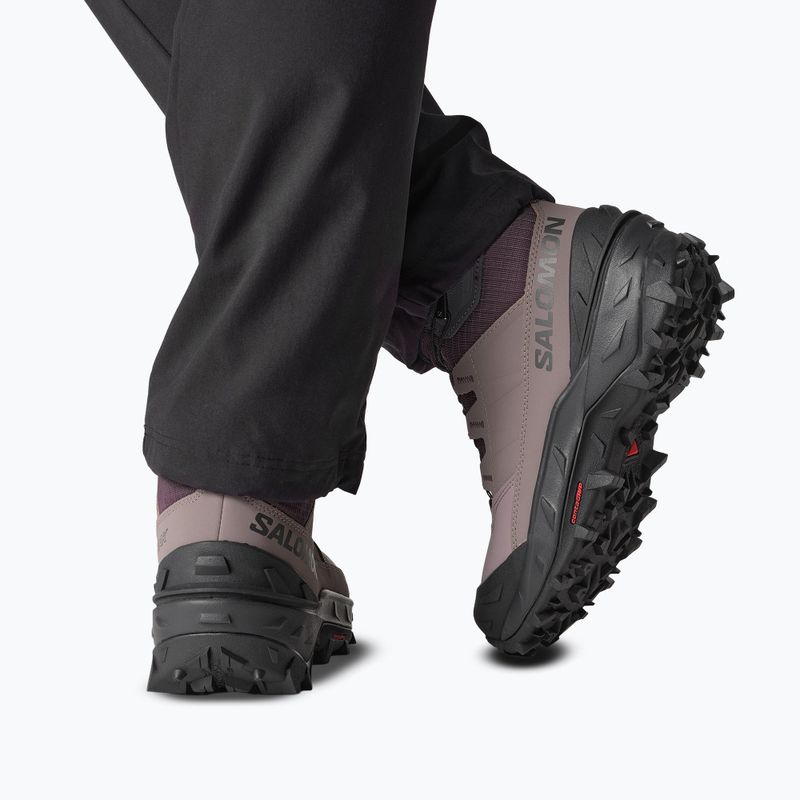Взуття трекінгове жіноче Salomon Crosstrak Powder WP nine iron/shark 7
