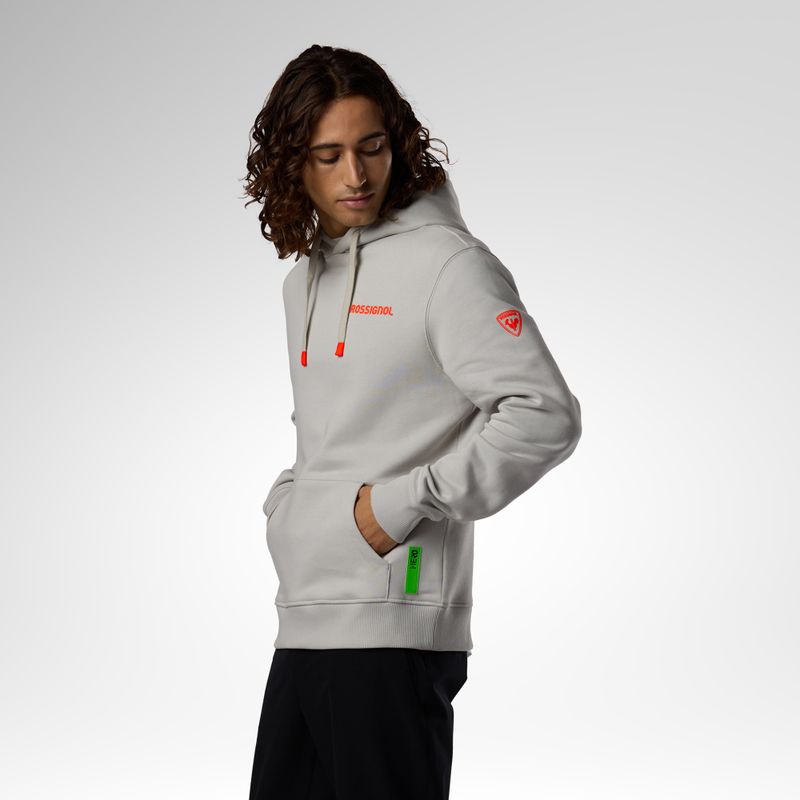 Кофта чоловіча Rossignol Hero Hoodie light grey 4