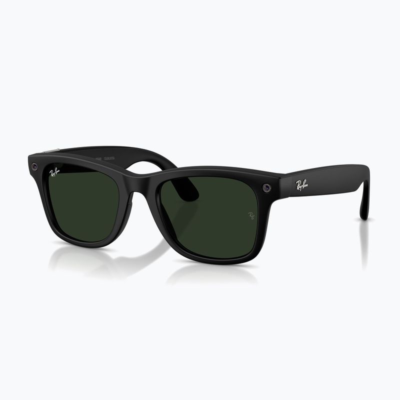 Окуляри з камерою Ray-Ban Meta Wayfarer matte black/trs g.green 7