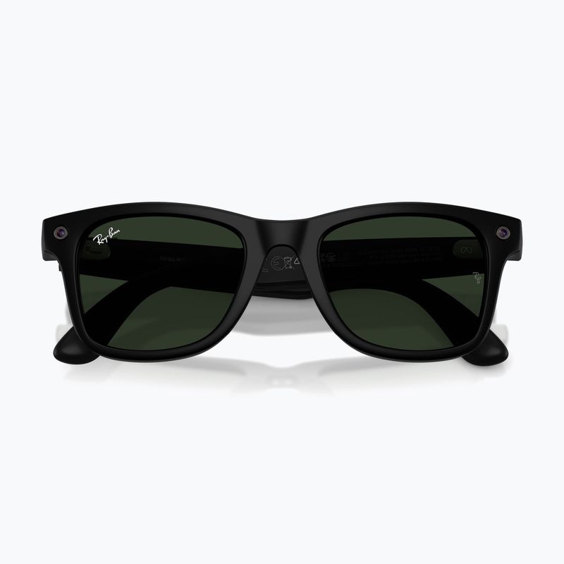 Окуляри з камерою Ray-Ban Meta Wayfarer matte black/trs g.green 9