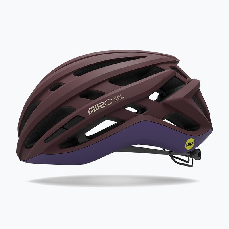 Шолом велосипедний Giro Agilis MIPS matte dark maroon 2
