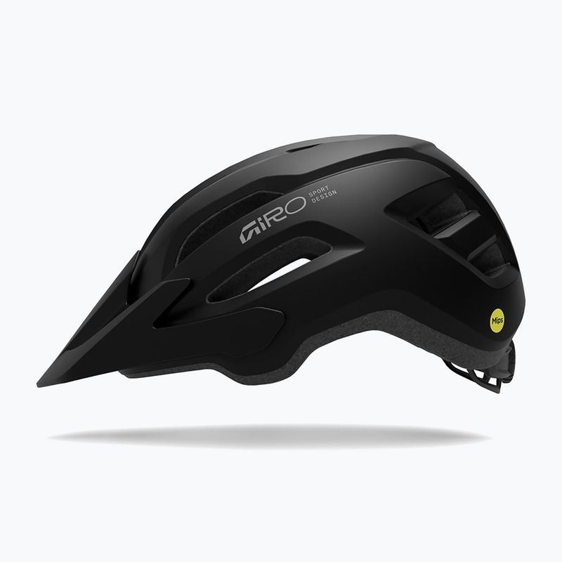 Шолом велосипедний Giro Fixture II MIPS matte black/grey 2