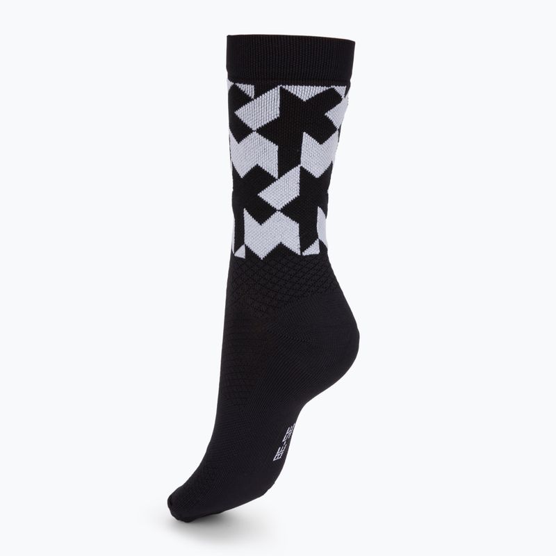 Велошкарпетки ASSOS Monogram black/white 2