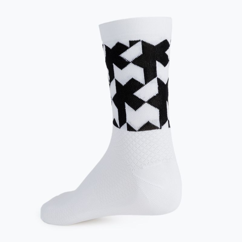 Велошкарпетки ASSOS Monogram holy white 4
