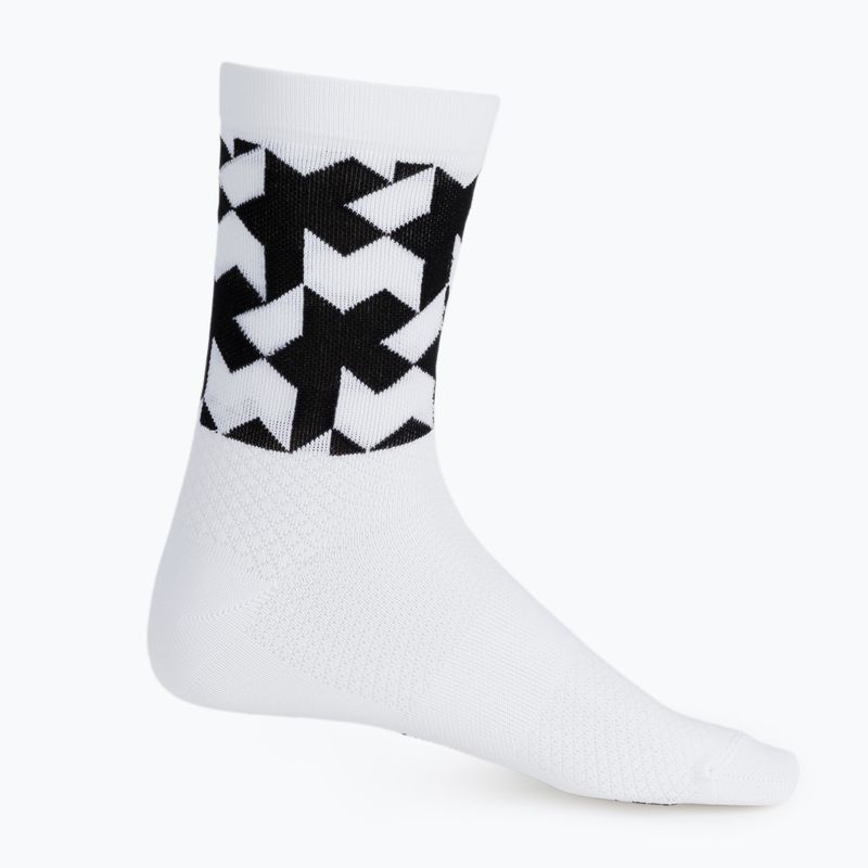 Велошкарпетки ASSOS Monogram holy white 5