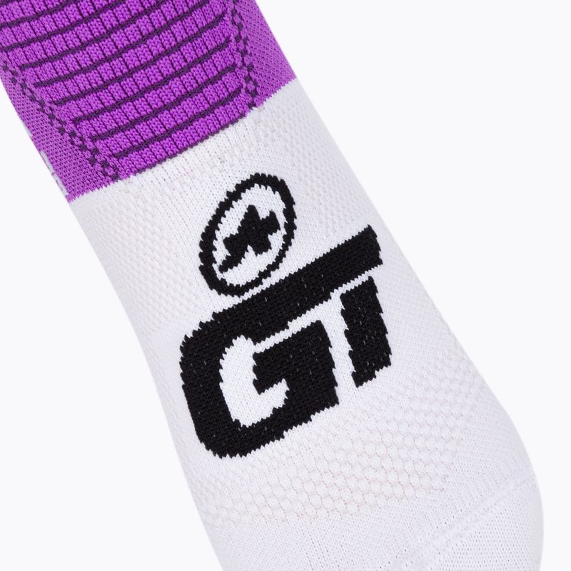 Велошкарпетки ASSOS GT C2 venus violet 3