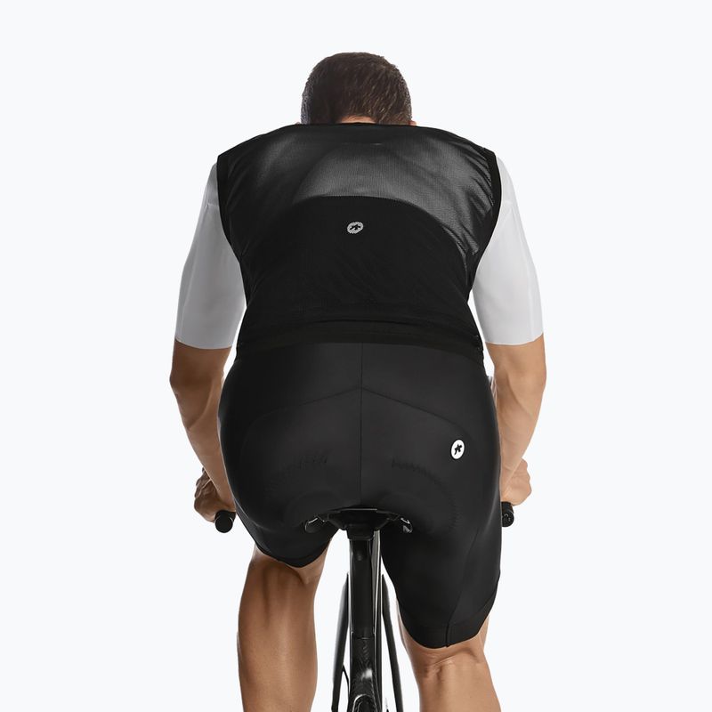 Чоловіча велосипедна жилетка ASSOS Mille GT Wind C2 чорна 6