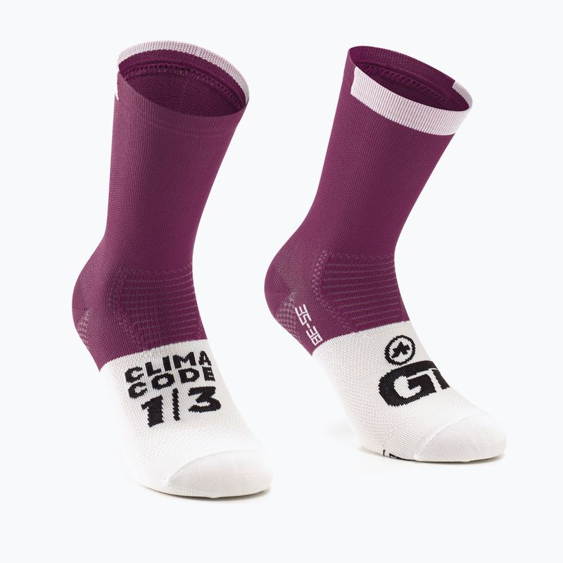 Велошкарпетки ASSOS GT C2 rampant ruby