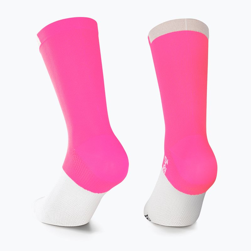 Велошкарпетки ASSOS GT C2 fluo pink 2