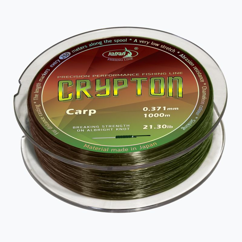 Волосінь коропова Katran Crypton Carp зелена 5