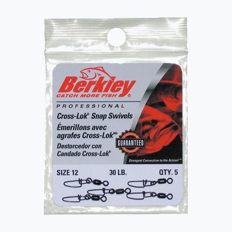 Вертлюжок спінінговий Berkley Mc Mahon Cross-Lok Snap/Swivels розмір 12