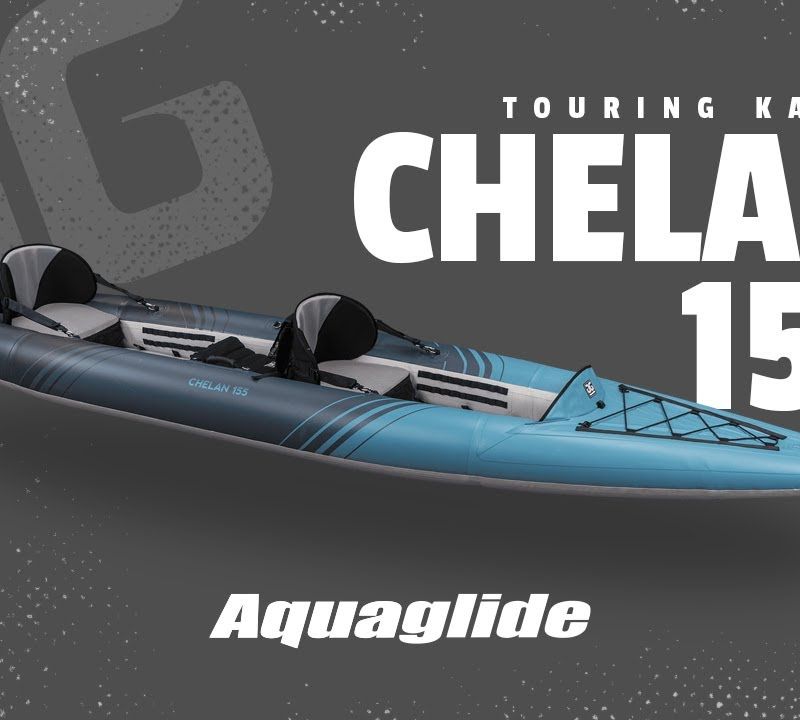Байдарка надувна для 2-х осіб Aquaglide Chelan 155 11